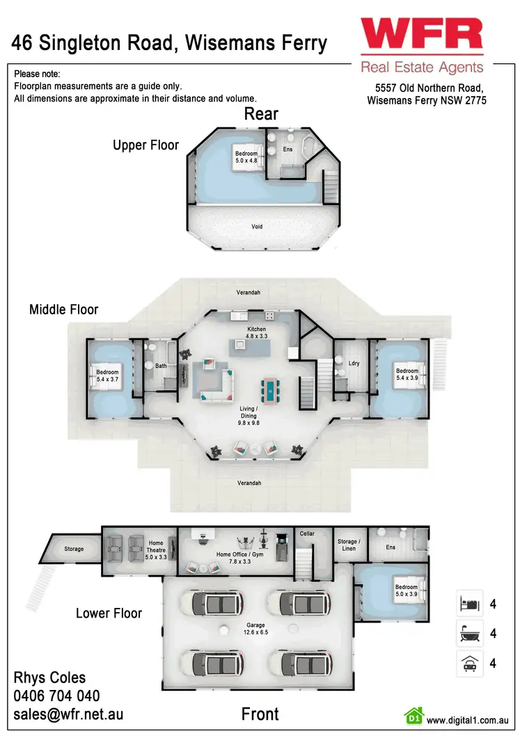 Floorplan of Homely house listing, 46 Singleton Rd, Wisemans Ferry NSW 2775