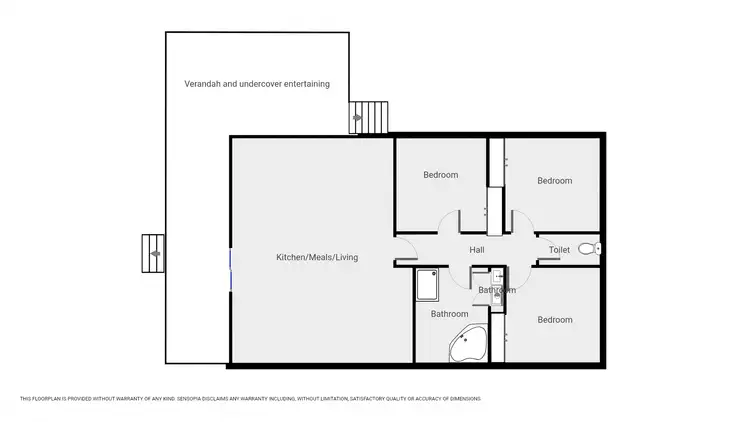 Floorplan of Homely house listing, 41 Scott Rd, Halls Gap VIC 3381