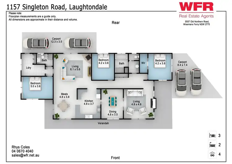 Floorplan of Homely house listing, 1157 Singleton Rd, Laughtondale NSW 2775