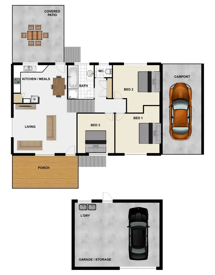 Floorplan of Homely house listing, 17 Dowden St, Goodna QLD 4300