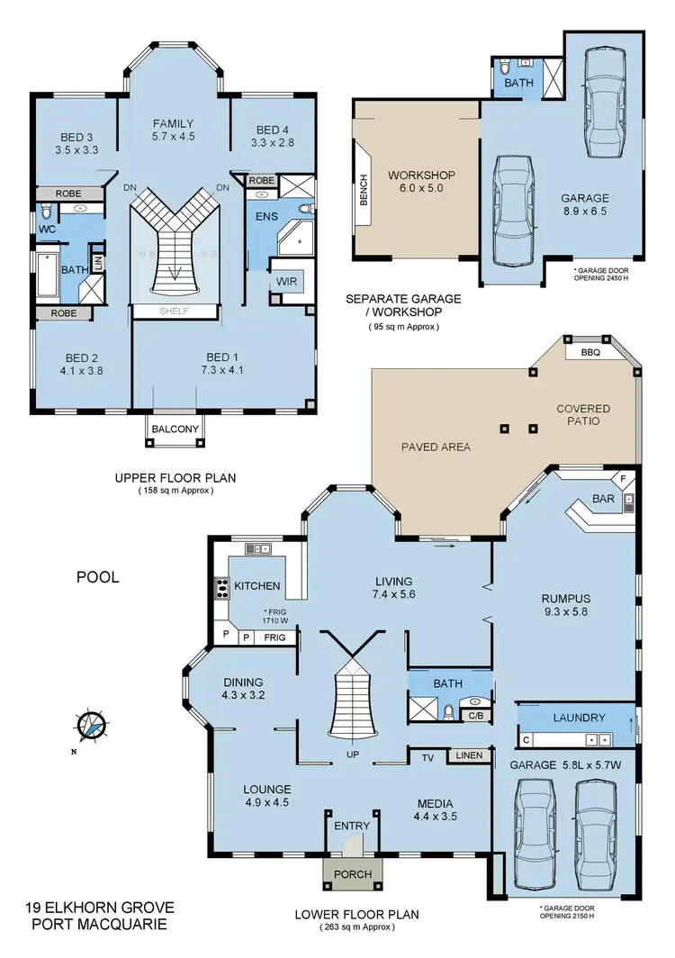 Floorplan of Homely house listing, 19 Elkhorn Grove, Port Macquarie NSW 2444