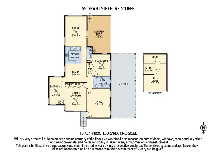 Floorplan of Homely house listing, 65 Grant Street, Redcliffe QLD 4020