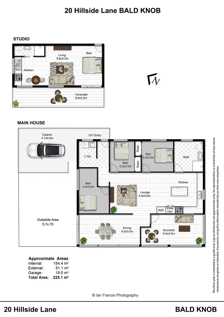 Floorplan of Homely house listing, 20 Hillside Lane, Bald Knob QLD 4552