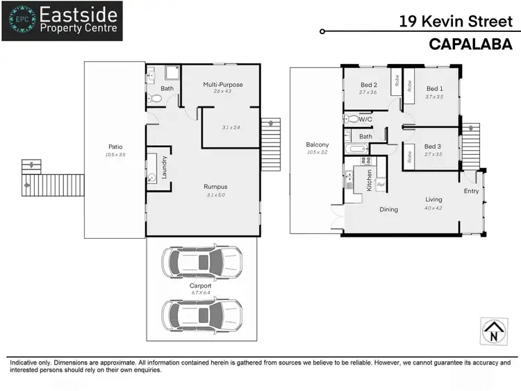 Floorplan of Homely house listing, 19 Kevin St, Capalaba QLD 4157