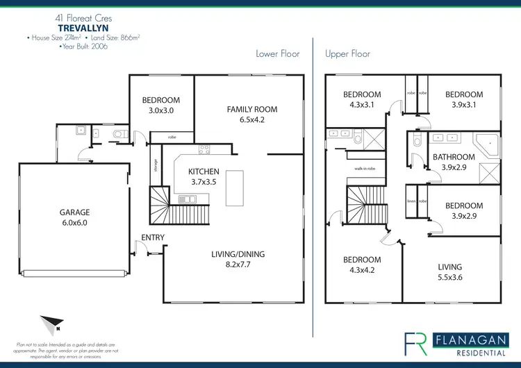 Floorplan of Homely house listing, 41 Floreat Cres, Trevallyn TAS 7250