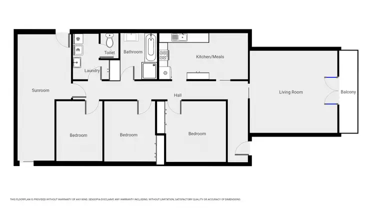 Floorplan of Homely house listing, 23 Walker St, Stawell VIC 3380