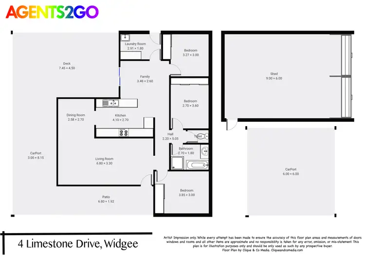 Floorplan of Homely house listing, 4 Limestone Dr, Widgee QLD 4570