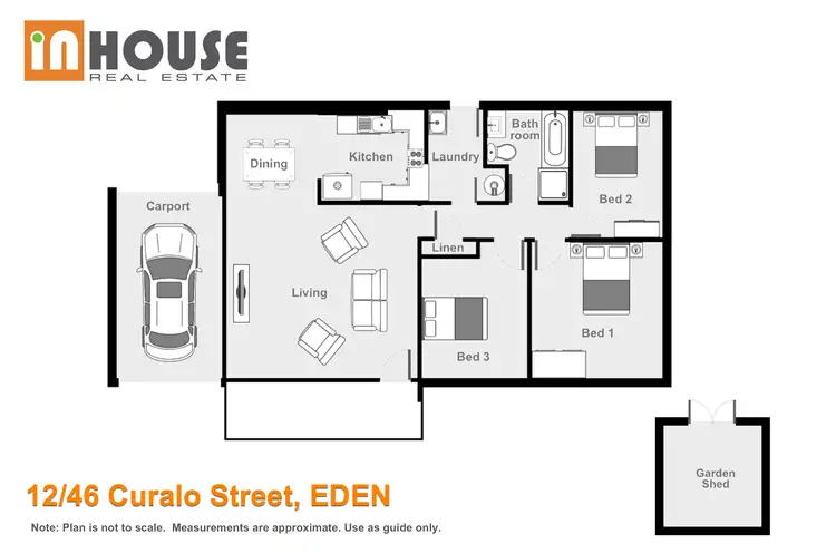 Floorplan of Homely villa listing, Unit 12/46 Curalo St, Eden NSW 2551