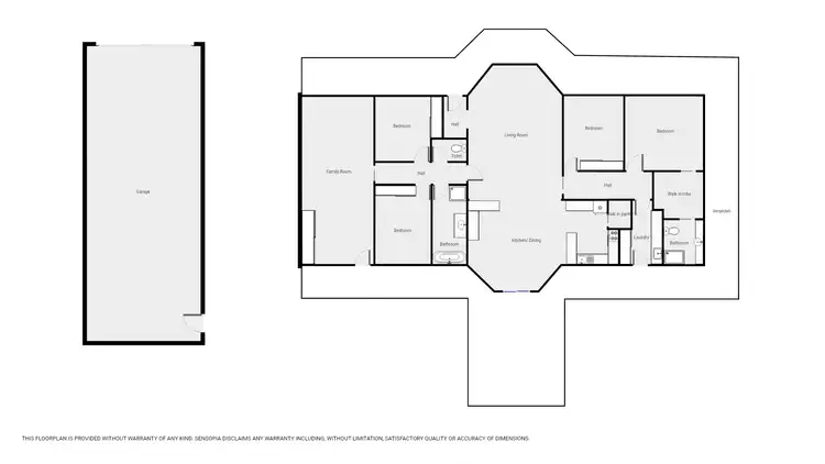 Floorplan of Homely house listing, 63 Basin Road, Paradise Via, Stawell VIC 3380