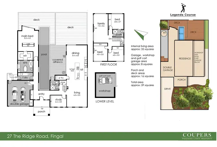 Floorplan of Homely house listing, 27 The Ridge Rd, Fingal VIC 3939