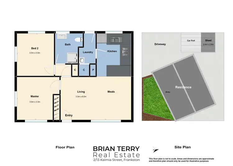Floorplan of Homely unit listing, Unit 2/13 Kalmia St, Frankston VIC 3199