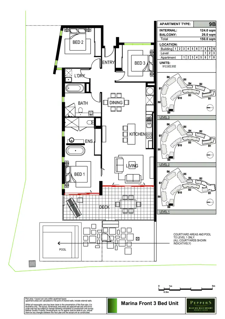 Floorplan of Homely apartment listing, 932/123 Sooning St (Blue On Blue), Nelly Bay QLD 4819