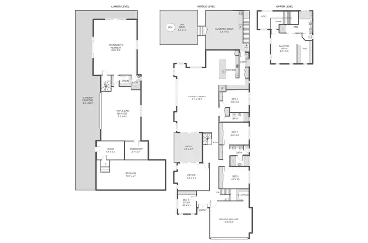 Floorplan of Homely house listing, 4/43A Goldieslie Rd, Indooroopilly QLD 4068