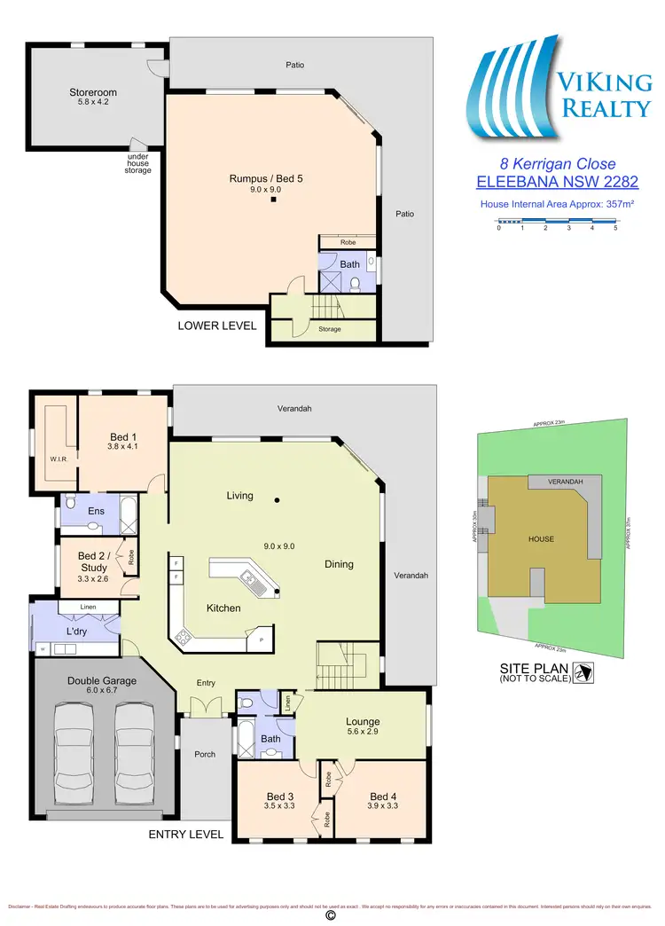Floorplan of Homely house listing, 8 Kerrigan Cl, Eleebana NSW 2282