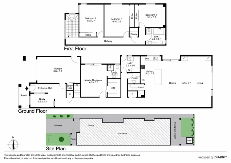 Floorplan of Homely townhouse listing, 22A Herbert Street, Avondale Heights VIC 3034