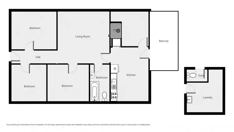 Floorplan of Homely house listing, 17 Patrick St, Stawell VIC 3380