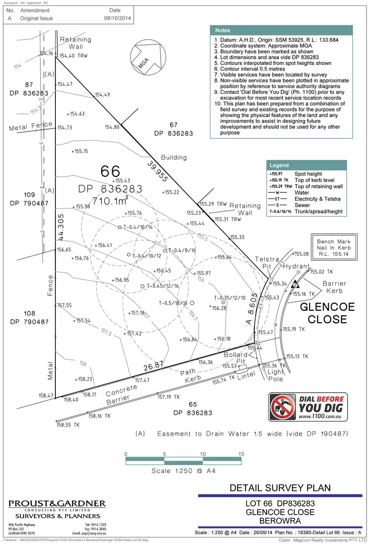 Floorplan of Homely land listing, 16 Glencoe Close, Berowra NSW 2081
