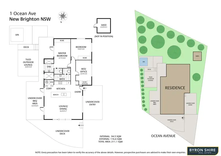 Floorplan of Homely house listing, 1 Ocean Avenue, New Brighton NSW 2483