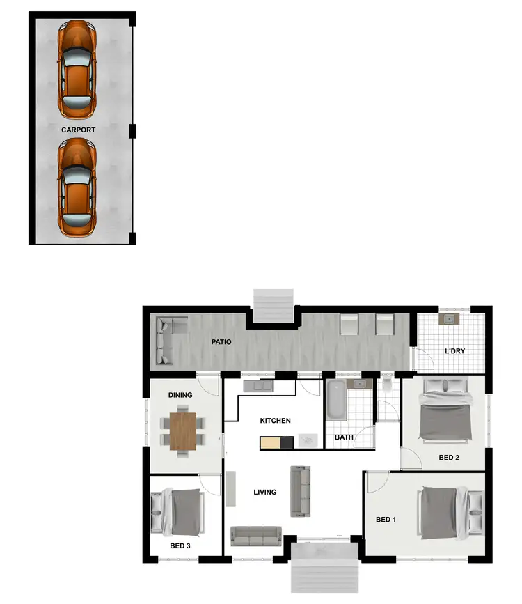 Floorplan of Homely house listing, 15 Rudge St, Woodridge QLD 4114