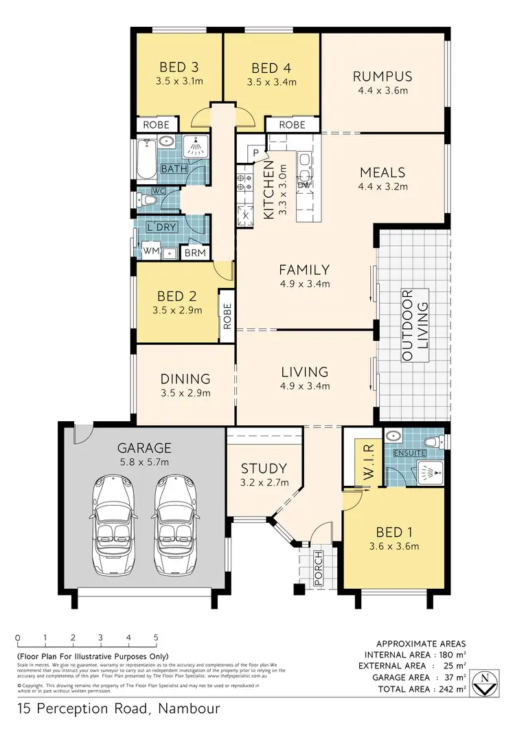 Floorplan of Homely house listing, 15 Perception Rd, Nambour QLD 4560