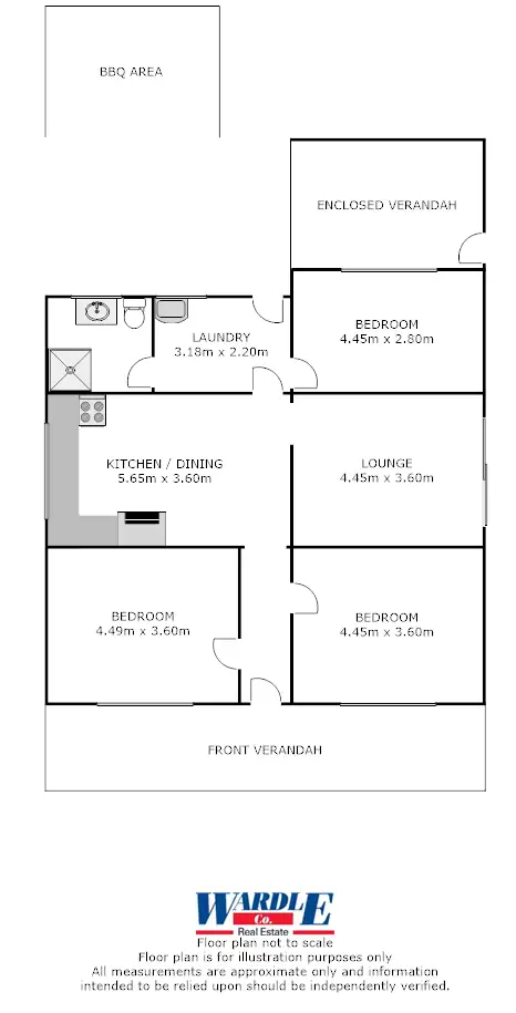 Floorplan of Homely rural property listing, 35 Tickera-alford Rd, Alford SA 5555