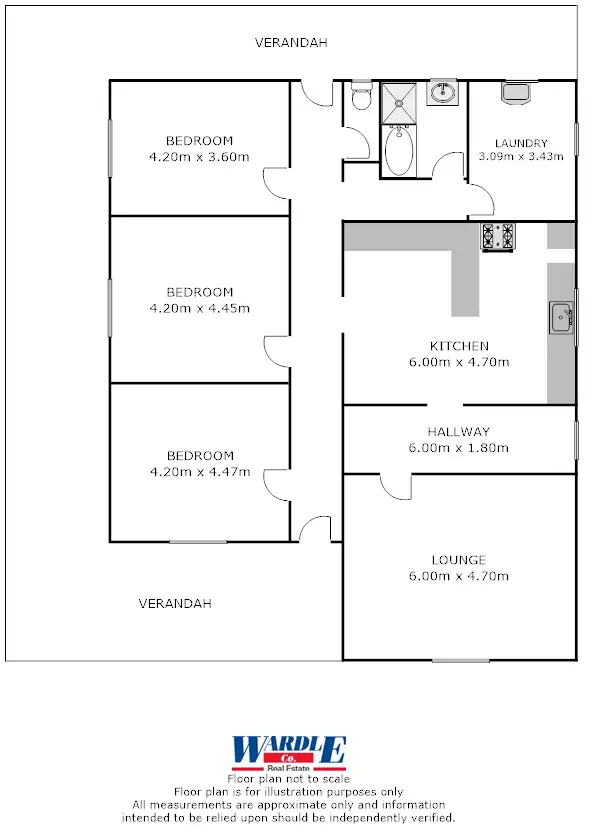 Floorplan of Homely house listing, 104 Ayr Street, Jamestown SA 5491