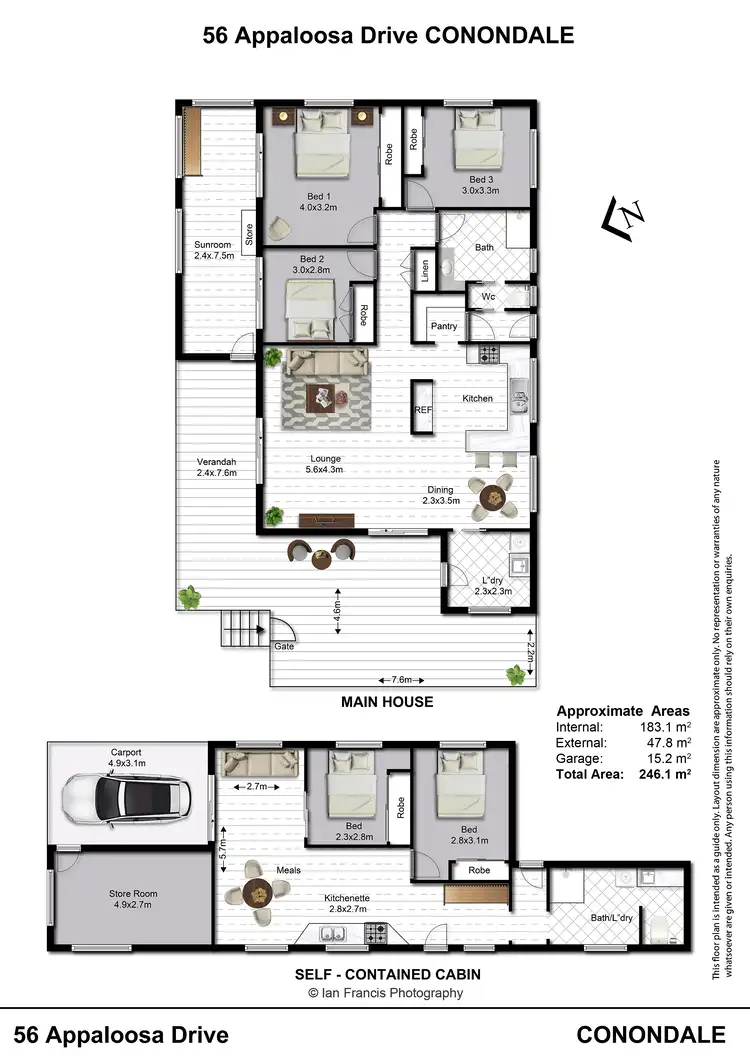 Floorplan of Homely house listing, 56 Appaloosa Dr, Conondale QLD 4552