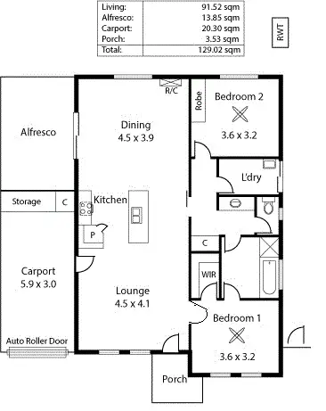 Floorplan of Homely house listing, 17 Wilfred Avenue, Salisbury SA 5108