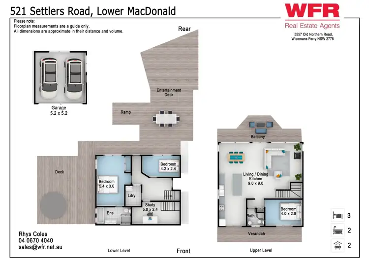 Floorplan of Homely house listing, 521 Settlers Rd, Lower Macdonald NSW 2775