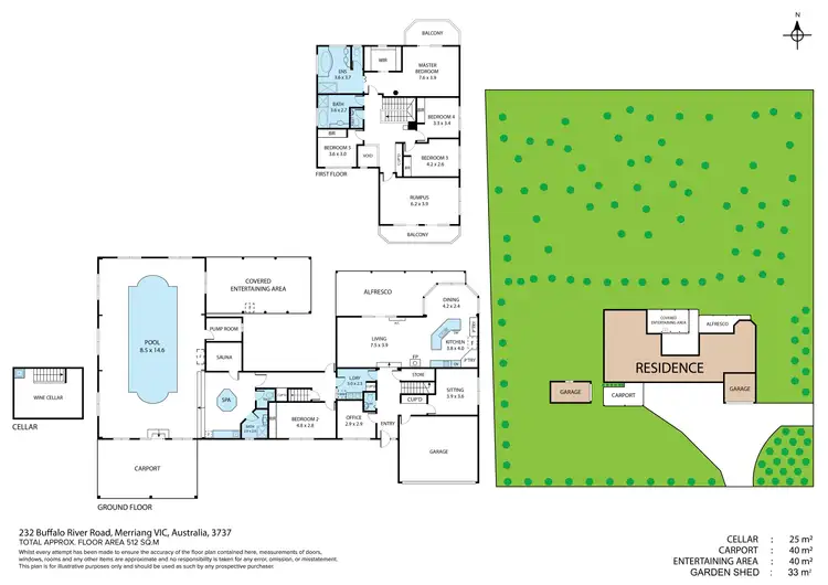 Floorplan of Homely house listing, 232 Buffalo River Road, Myrtleford VIC 3737