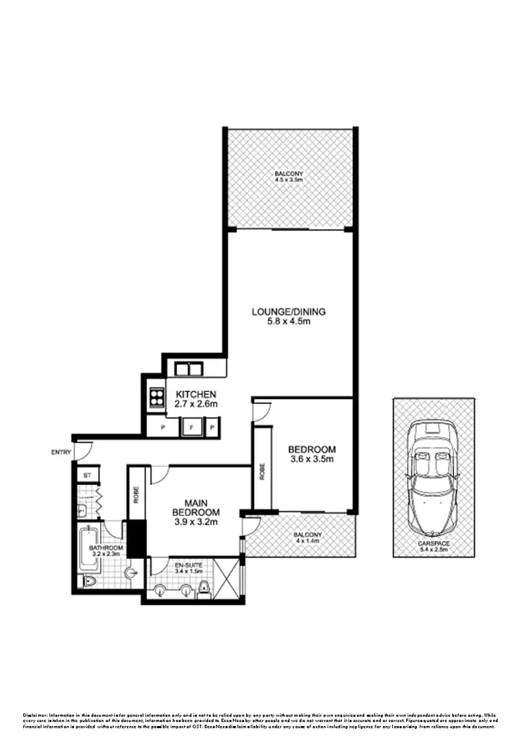 Floorplan of Homely apartment listing, 18/70 Hope St, South Brisbane QLD 4101