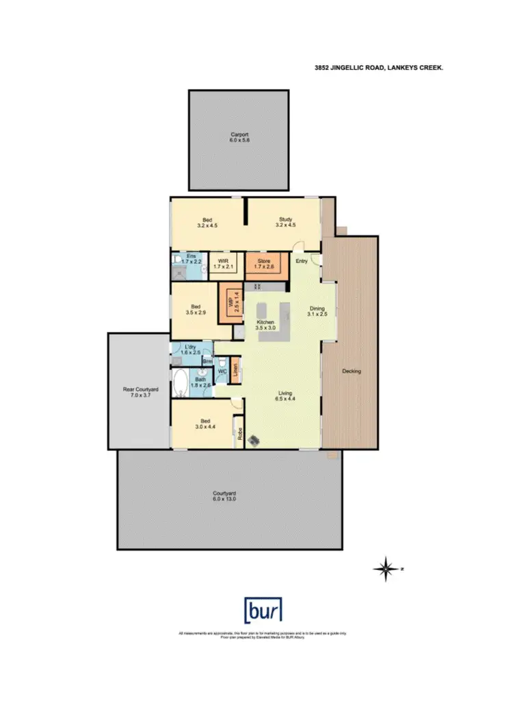 Floorplan of Homely rural property listing, 3852 Jingellic Rd, Lankeys Creek NSW 2644