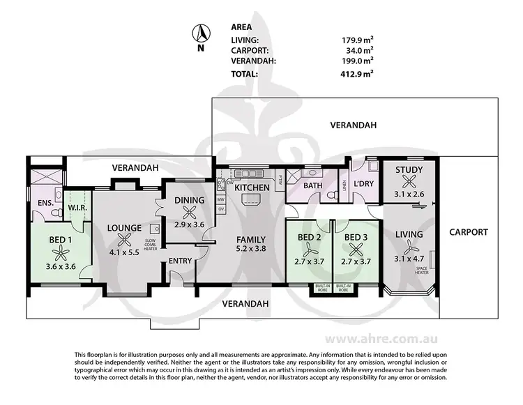 Floorplan of Homely house listing, 3 Kramm Ave, Hahndorf SA 5245
