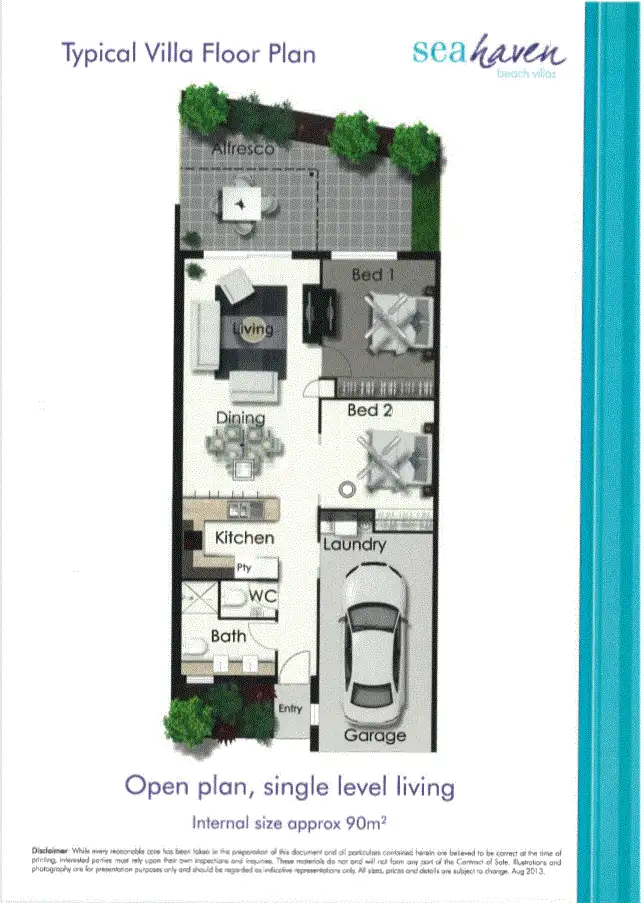 Floorplan of Homely townhouse listing, Unit 34/138 Cypress St, Urangan QLD 4655