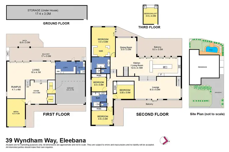 Floorplan of Homely house listing, 39 Wyndham Way, Eleebana NSW 2282