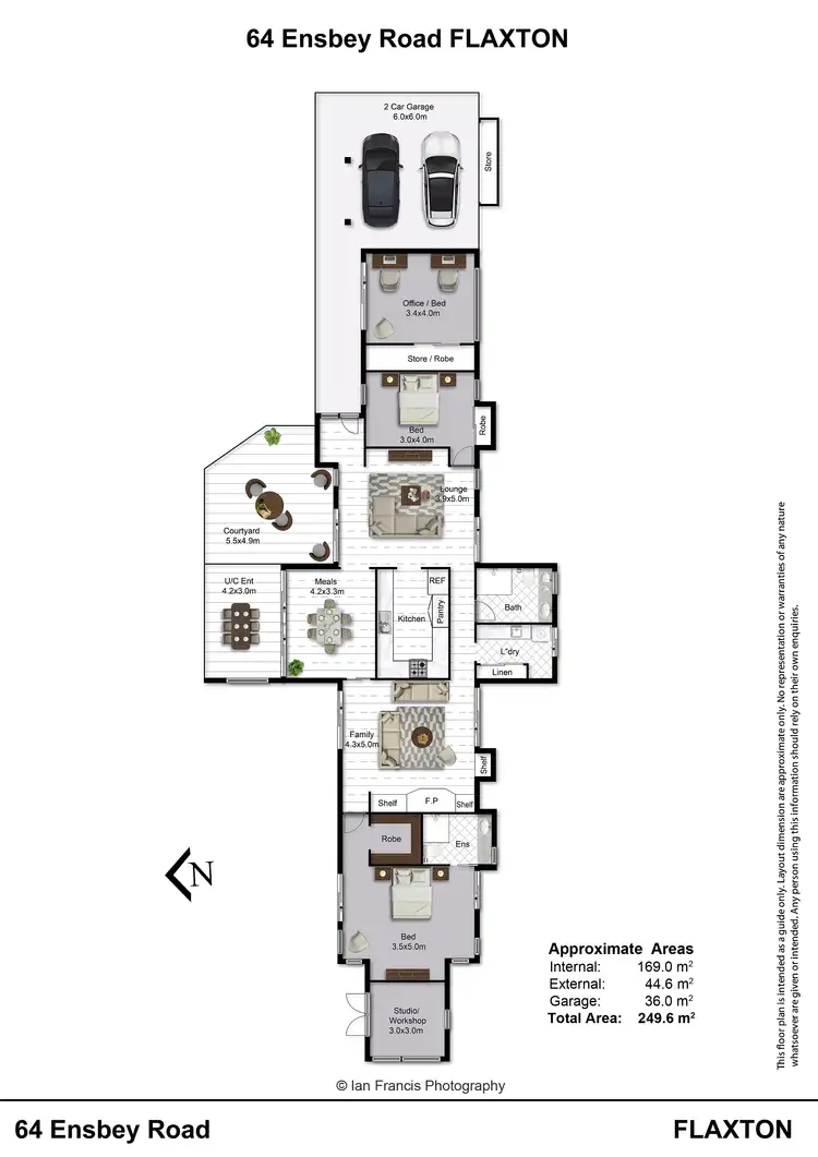 Floorplan of Homely house listing, 64 Ensbey Rd, Flaxton QLD 4560