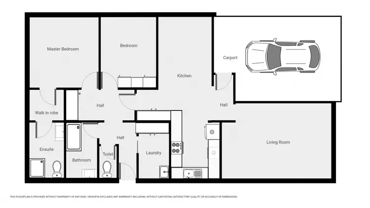 Floorplan of Homely house listing, Unit 1/188 Main St, Stawell VIC 3380
