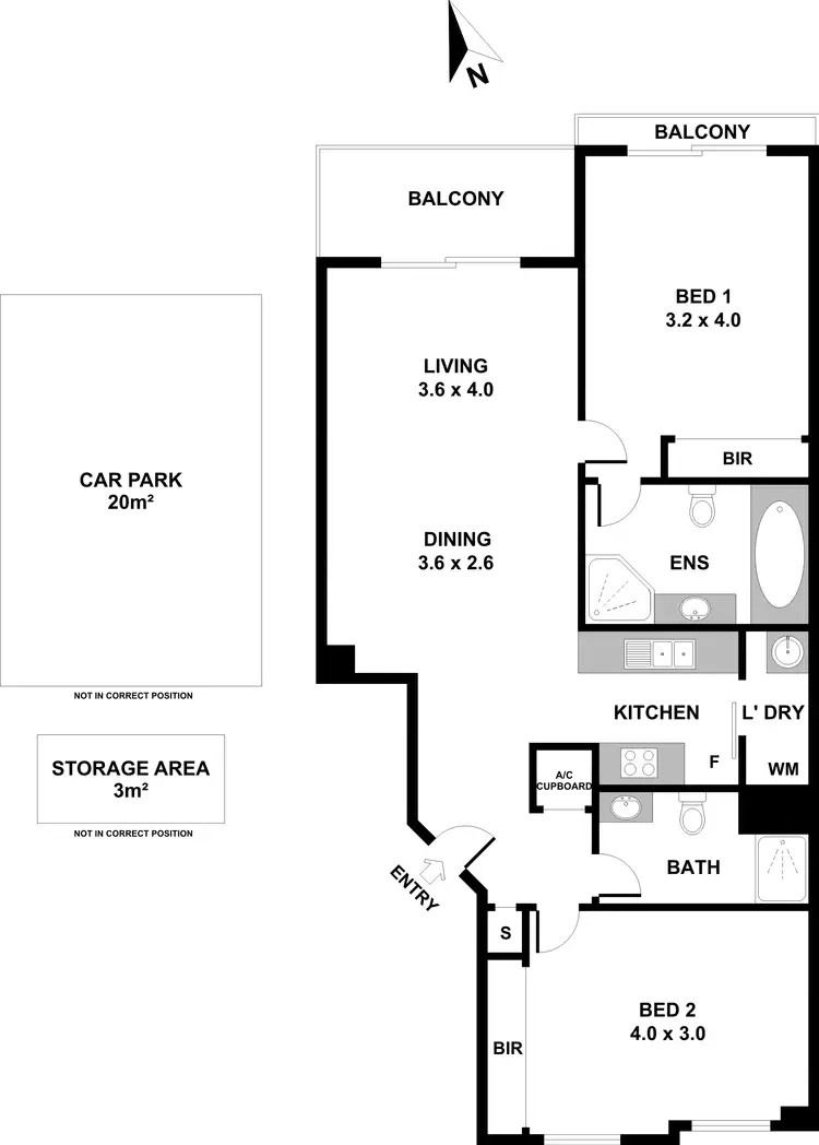 Floorplan of Homely apartment listing, 21/1 Brown Street, Ashfield NSW 2131