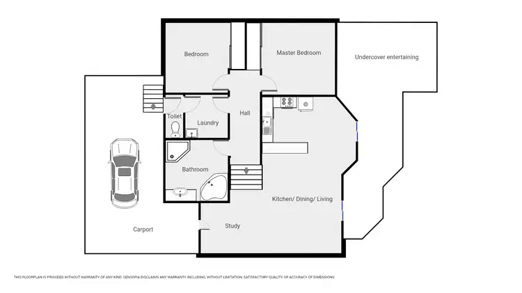 Floorplan of Homely house listing, 84 High Rd, Halls Gap VIC 3381