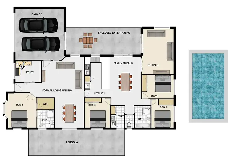 Floorplan of Homely house listing, 93 Alexandrina Cct, Forest Lake QLD 4078