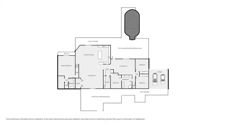 Floorplan of Homely house listing, 76 Liddell Rd, Bellellen Via, Stawell VIC 3380