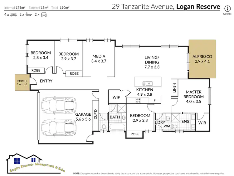 Floorplan of Homely house listing, 29 Tanzanite Avenue, Logan Reserve QLD 4133