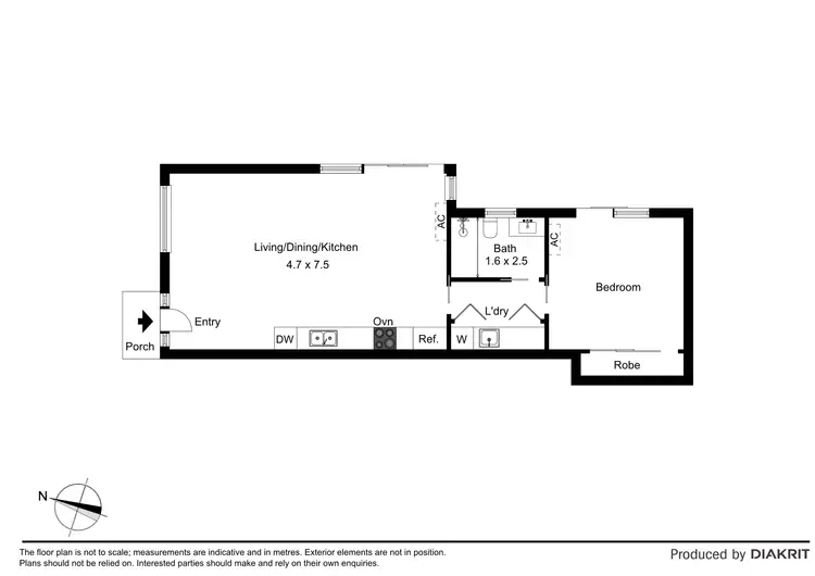 Floorplan of Homely unit listing, 5/4-8 Military Road, Avondale Heights VIC 3034