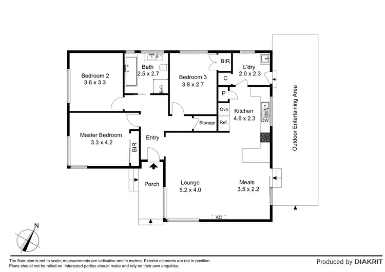 Floorplan of Homely house listing, 52 Skewes Street, Avondale Heights VIC 3034