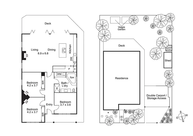 Floorplan of Homely house listing, 52 Evans St, Brunswick VIC 3056