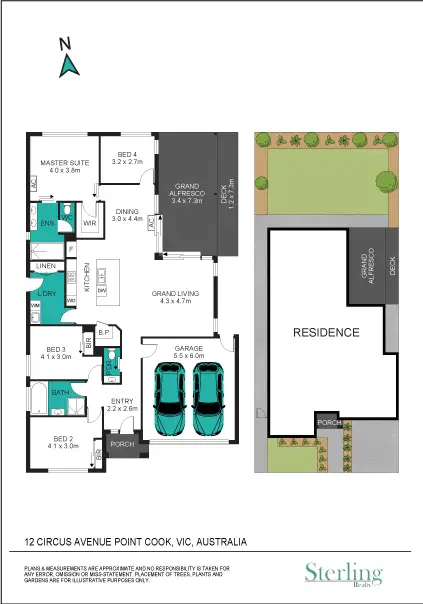 Floorplan of Homely house listing, 12 Circus Avenue, Point Cook VIC 3030