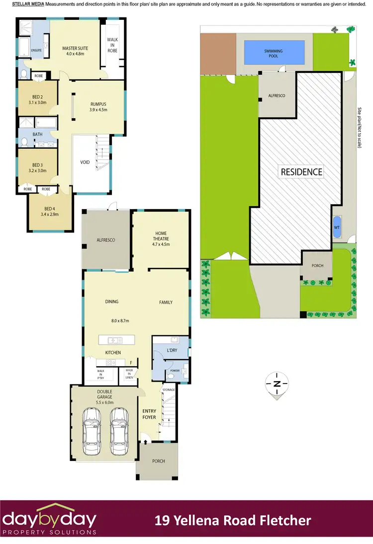 Floorplan of Homely house listing, 19 Yellena Rd, Fletcher NSW 2287