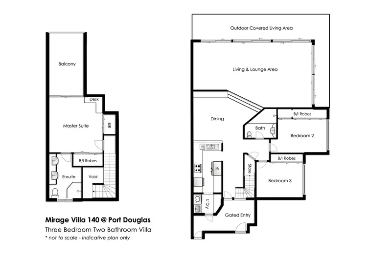 Floorplan of Homely unit listing, Mirage Villa 140 Bougainvillea Way West, Port Douglas QLD 4877