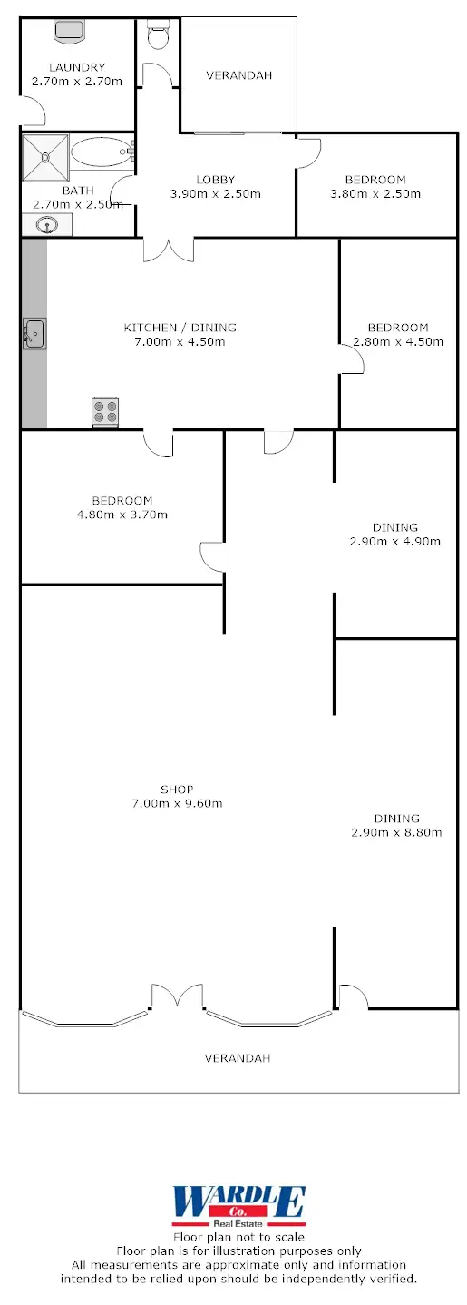 Floorplan of Homely house listing, 51 Herbert St, Laura SA 5480