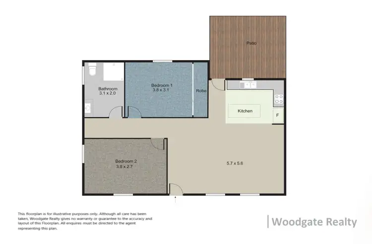Floorplan of Homely house listing, 5 Jabiru Ct, Woodgate QLD 4660